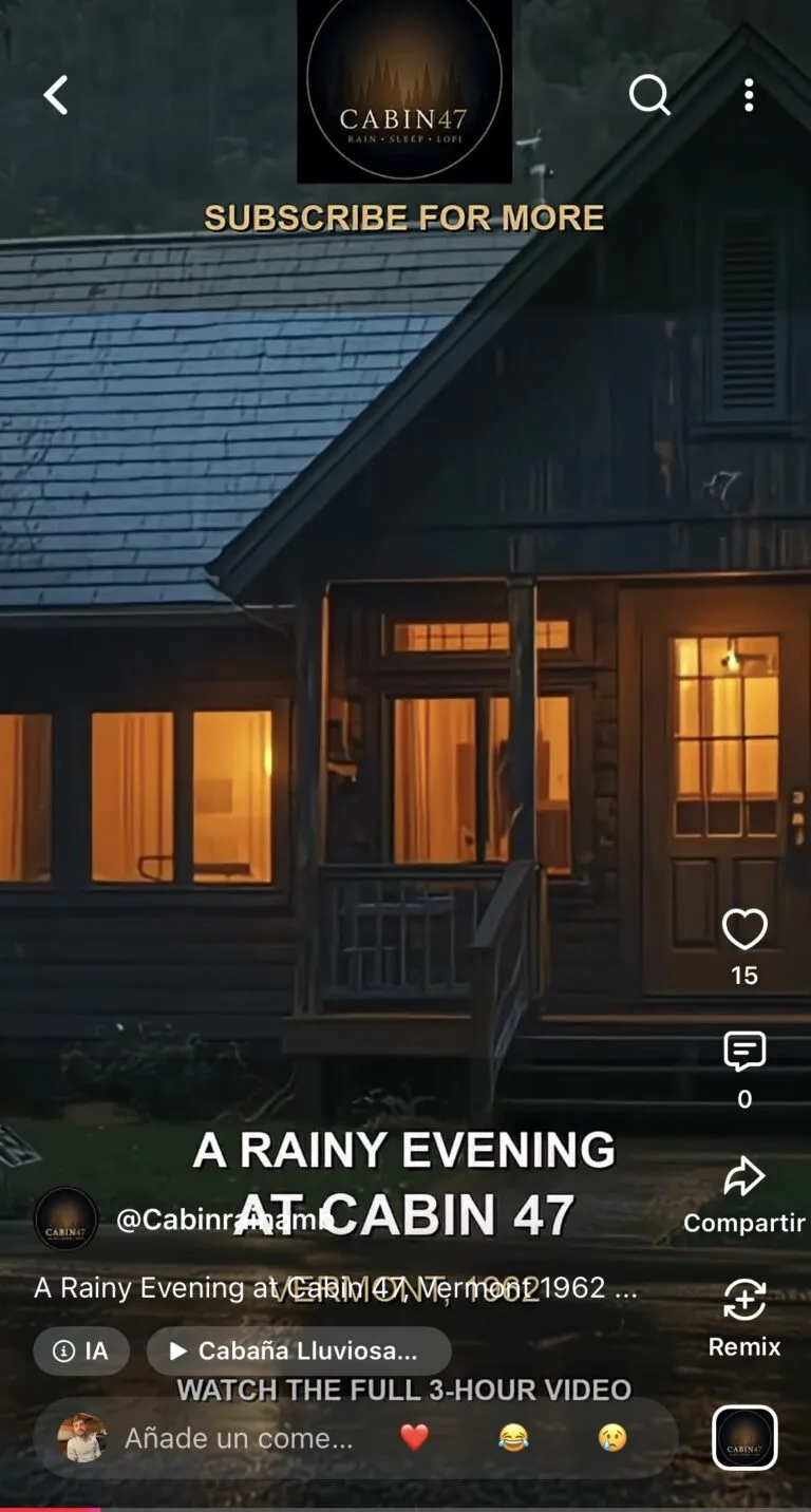 Contenido visual de Cabin47