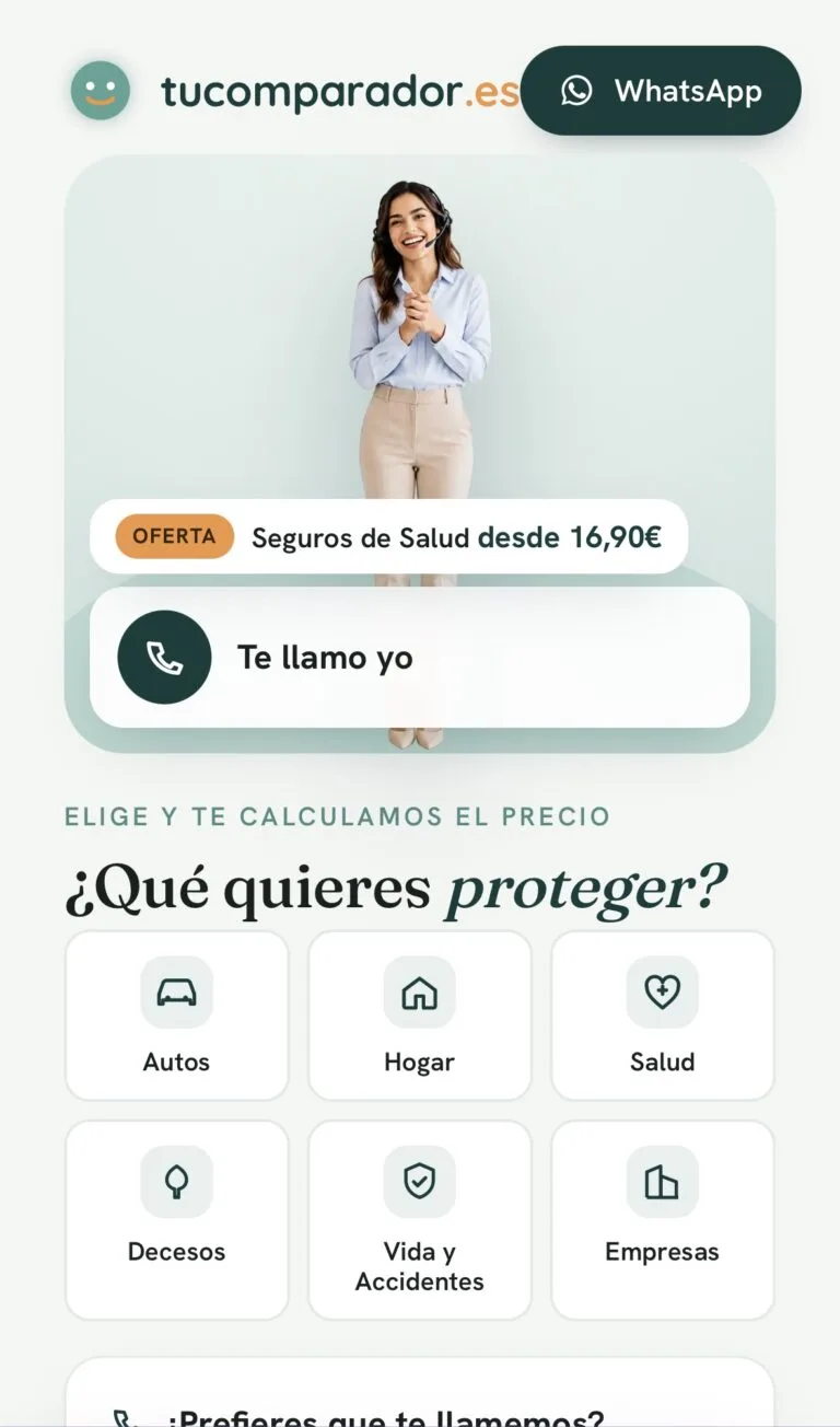 Diseño de la página web de Tu Comparador